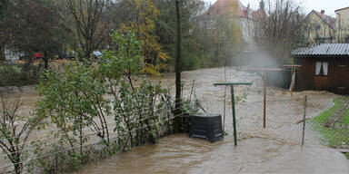 Lavamünd zwei Meter unter Wasser