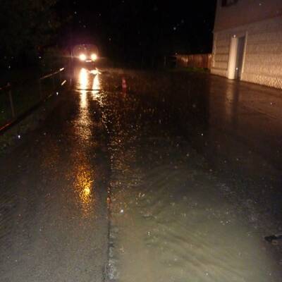 Starkregen setzt Teile Österreichs unter Wasser