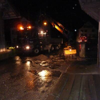 Starkregen setzt Teile Österreichs unter Wasser