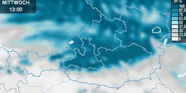 Sturm mit 100 km/h fegt über Österreich
