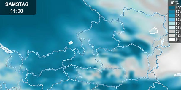 Die Sonne scheint nur noch am Samstag