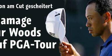 Tiger Woods scheitert schon am Cut