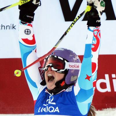 Die Bilder des Damen Riesentorlaufes