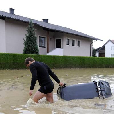 Land unter in Österreich