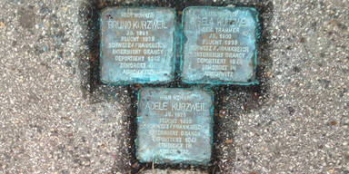 S&auml;ure-Attacke von Neo-Nazis auf Opfer-Gedenktafel