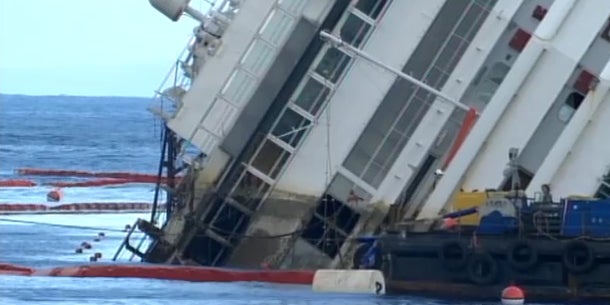 Costa Concordia wird geborgen
