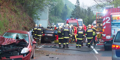 Frontalcrash auf der B126 