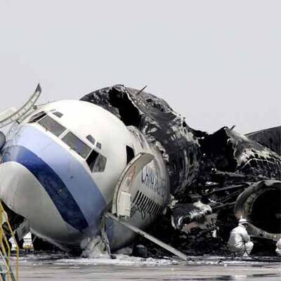 Boeing in Japan geht in Flammen auf