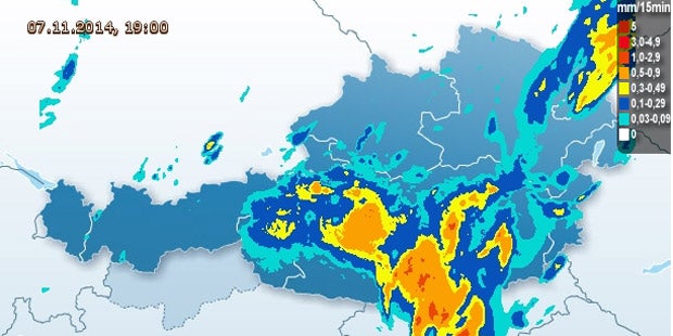 Jetzt kommt die Regen-Walze