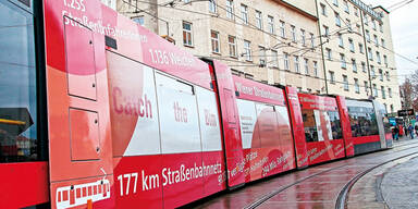 Weltrekord-Versuch mit der Stra&szlig;enbahn