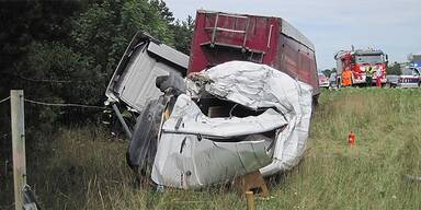 Drei Lkw-Unfälle an einem Tag 