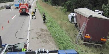 Drei Lkw-Unfälle an einem Tag 