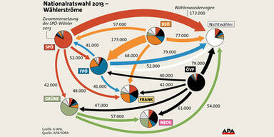 Wählerströme: FPÖ gewann von BZÖ