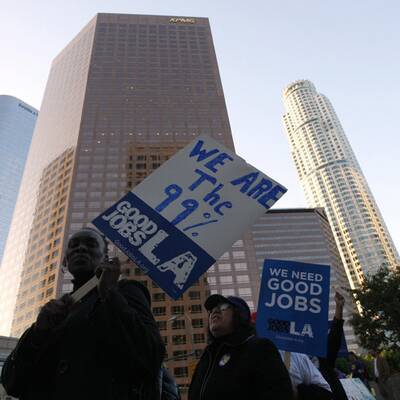Occupy-Aktivisten belagern Wall Street in New York 