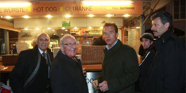 Arnold Schwarzenegger war vier Stunden in Graz