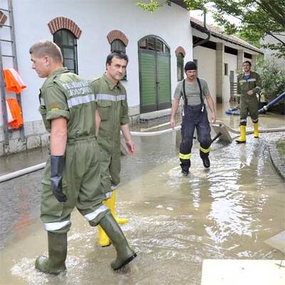 Unwetter sorgen für Überschwemmungen