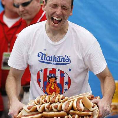Hot-Dog-Wettessen in New York
