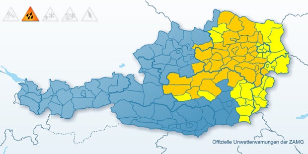 Unwetter: Österreich unter Wasser