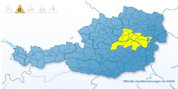Wochenende wird kühl und nass