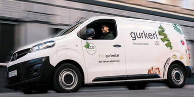 Lieferwagen von gurkerl.at