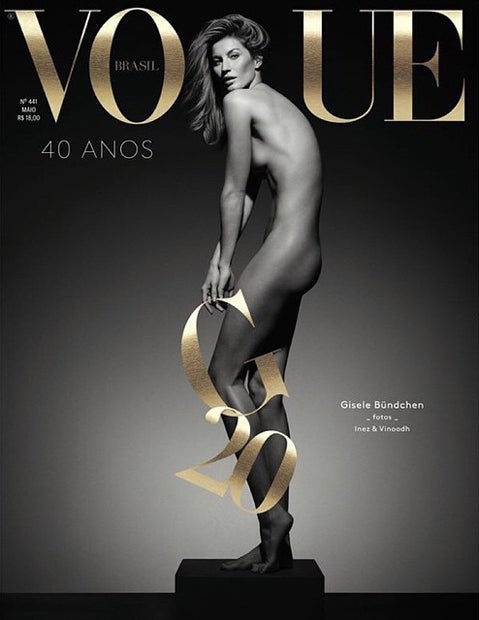 Gisele Bündchen nackt in der Vogue