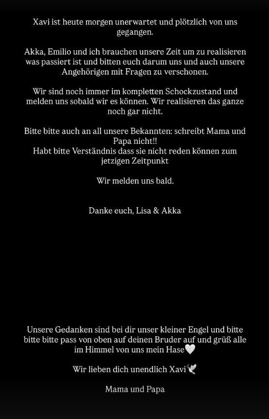 Lisa Straube (25) trauert um ihren kleinen Xavi