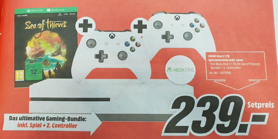 Media/Saturn: Xbox One S zum Kampfpreis