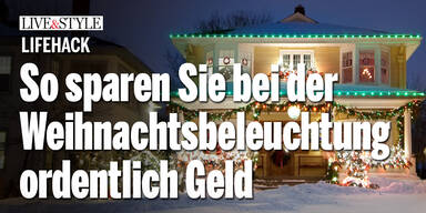 Lifehack: So sparen Sie bei der Weihnachtsbeleuchtung ordentlich Geld