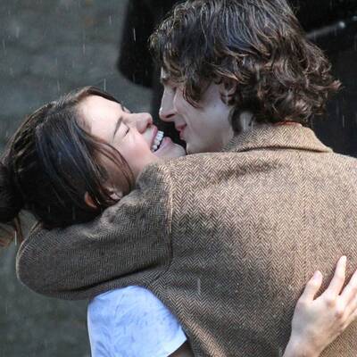 Knutscherei im Regen