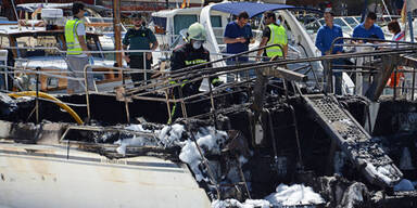Paar verbrennt in Luxus-Yacht auf Mallorca