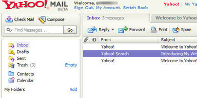 Öffentliche Betaphase von Yahoo! Mail