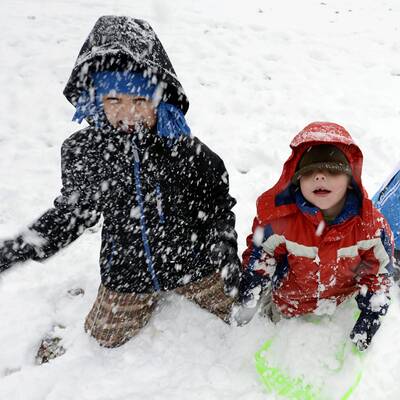 Schnee in ganz Europa