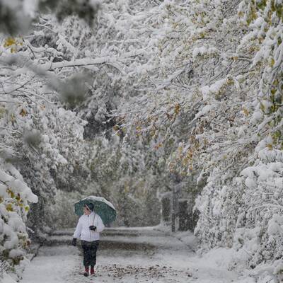 Schnee in ganz Europa