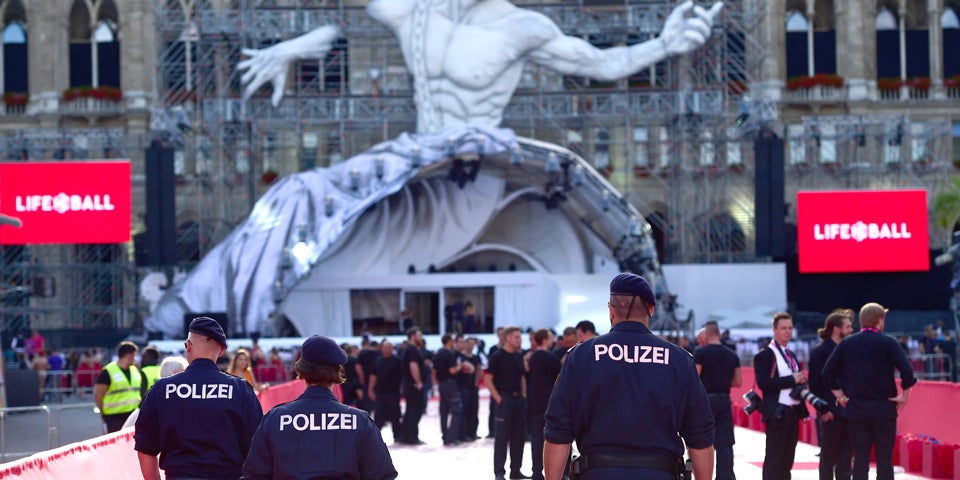 Life Ball Polizei