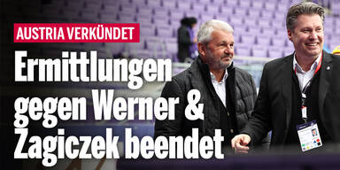 Austria verkündet: Ermittlung gegen Werner & Zagiczek beendet