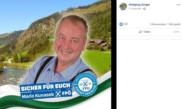 SPÖ & FPÖ streiten um Facebook-Foto