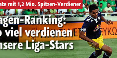 So viel verdienen unsere
Liga-Stars