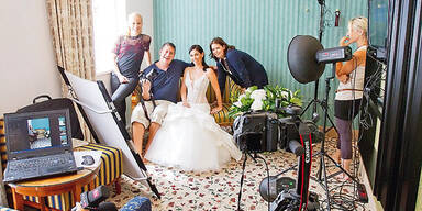 Hochzeit: Zartl zeigt Traumrobe