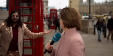 W&auml;hrend Aufzeichnung: Magier-Duo platzt ins Bild