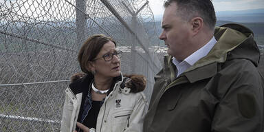 Mikl-Leitner Doskozil Grenzzaun