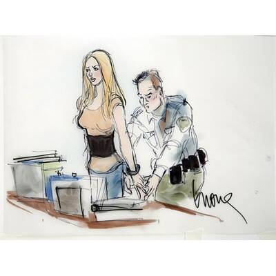 Hier wandert Lindsay Lohan in den Häfen