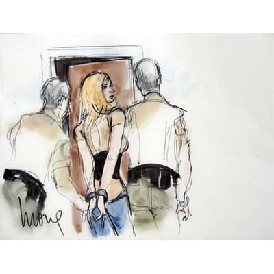 Hier wandert Lindsay Lohan in den Häfen