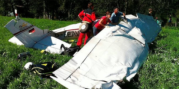 Flugzeugcrash in Zell am See