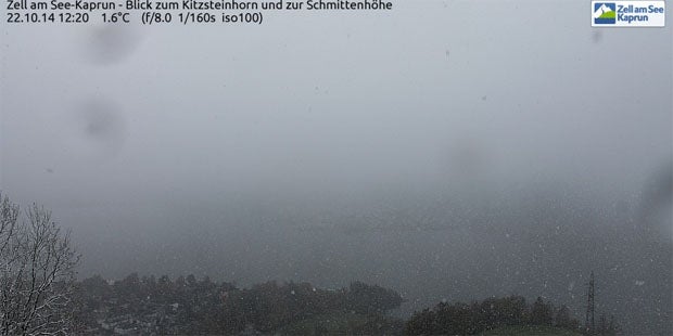 Schneechaos über Österreich