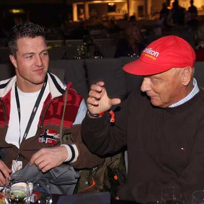 VIPs beim Hahnenkammrennen