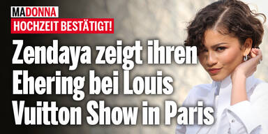 Hochzeit bestätigt! Zendaya zeigt ihren Ehering bei Louis Vuitton Show in Paris