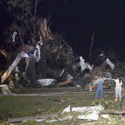 Spur der Verwüstung