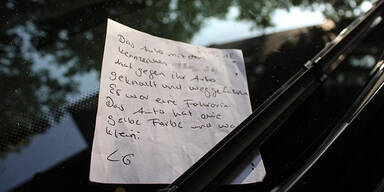 Notizzettel l&ouml;st Unfall-R&auml;tsel