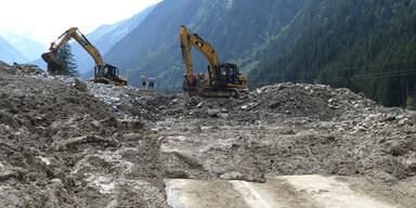 Schweres Unwetter im Tiroler Stubaital