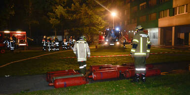 Großbrand in Innsbrucker Hochhaus 